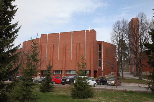 Olars kyrka, finska sidan.